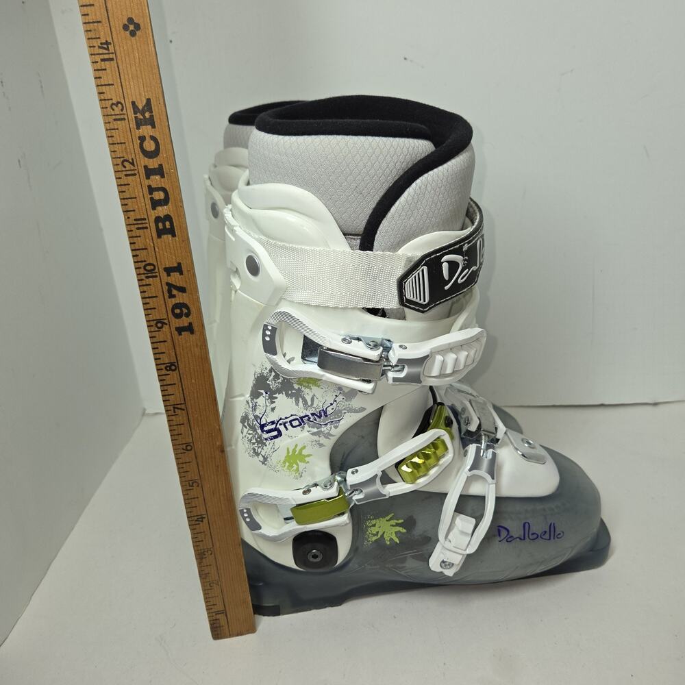 Dalbello Storm Ski Boots Womens Sz 7 White Made in Italy Skiing Snowing Snow - Picture 6 of 16